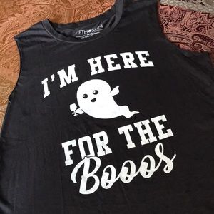 Fifth Sun Halloween Black Tank Top